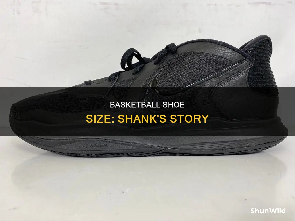 what is shank basketball shoe size