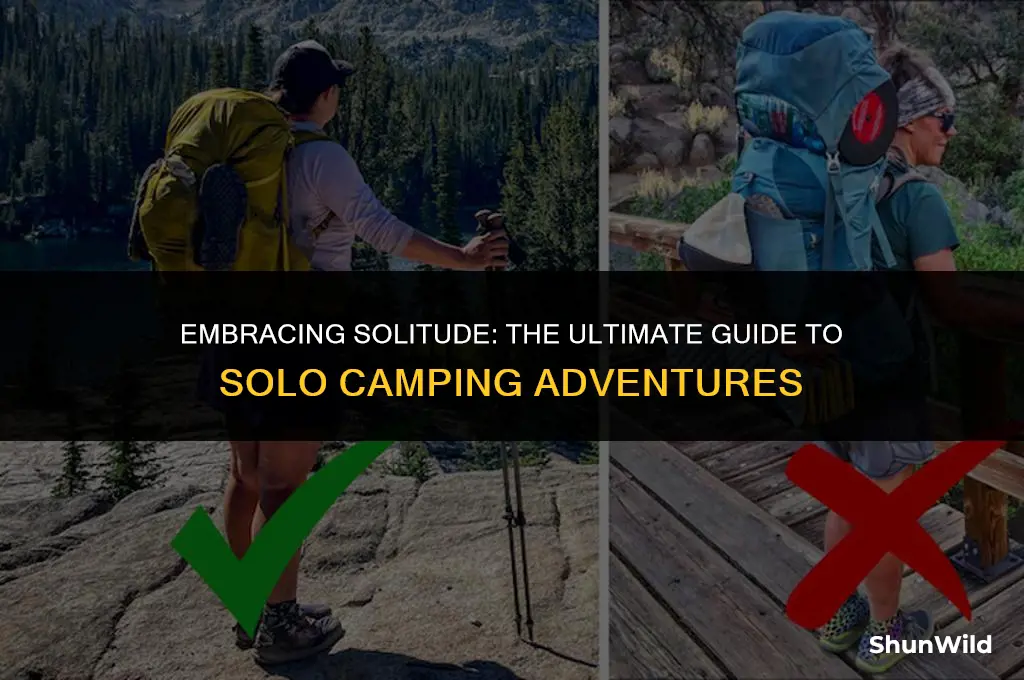 what is solo camping