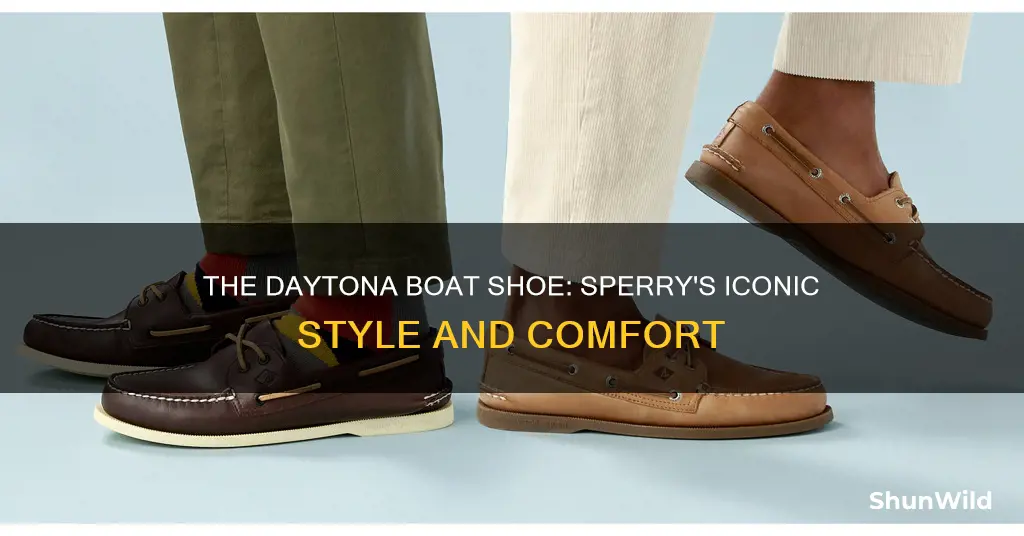 what is sperry daytona boat shoe