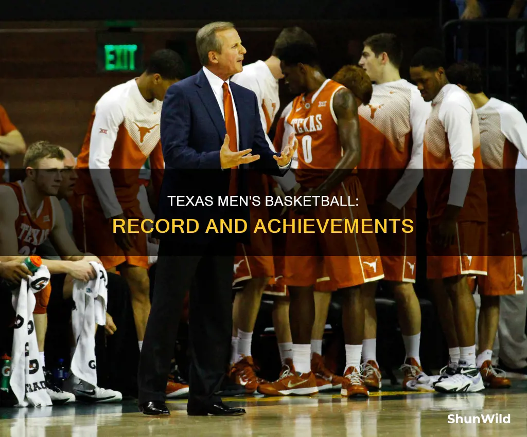 what is texas men basketball record