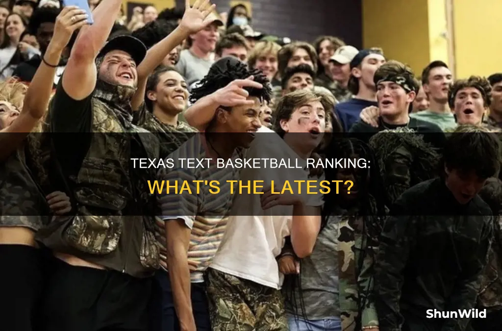 what is texas text basketball ranking