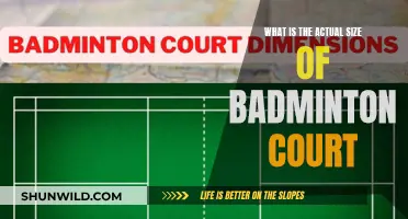 Badminton Court: Know the Actual Dimensions