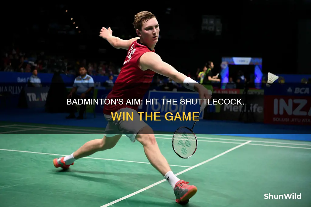 what is the aim of a badminton game
