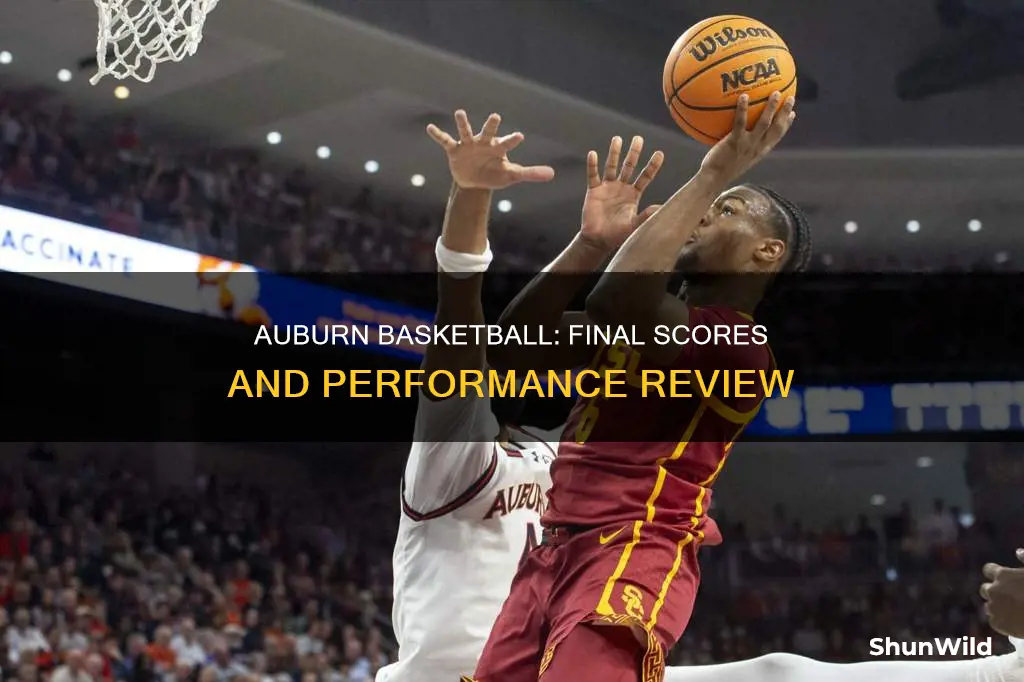 what is the auburn basketball score