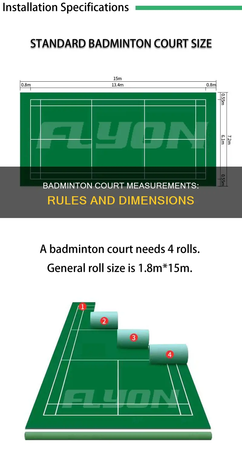 what is the badminton court measurement