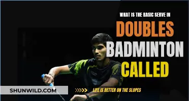 The Doubles Badminton Serve: Short and Sweet
