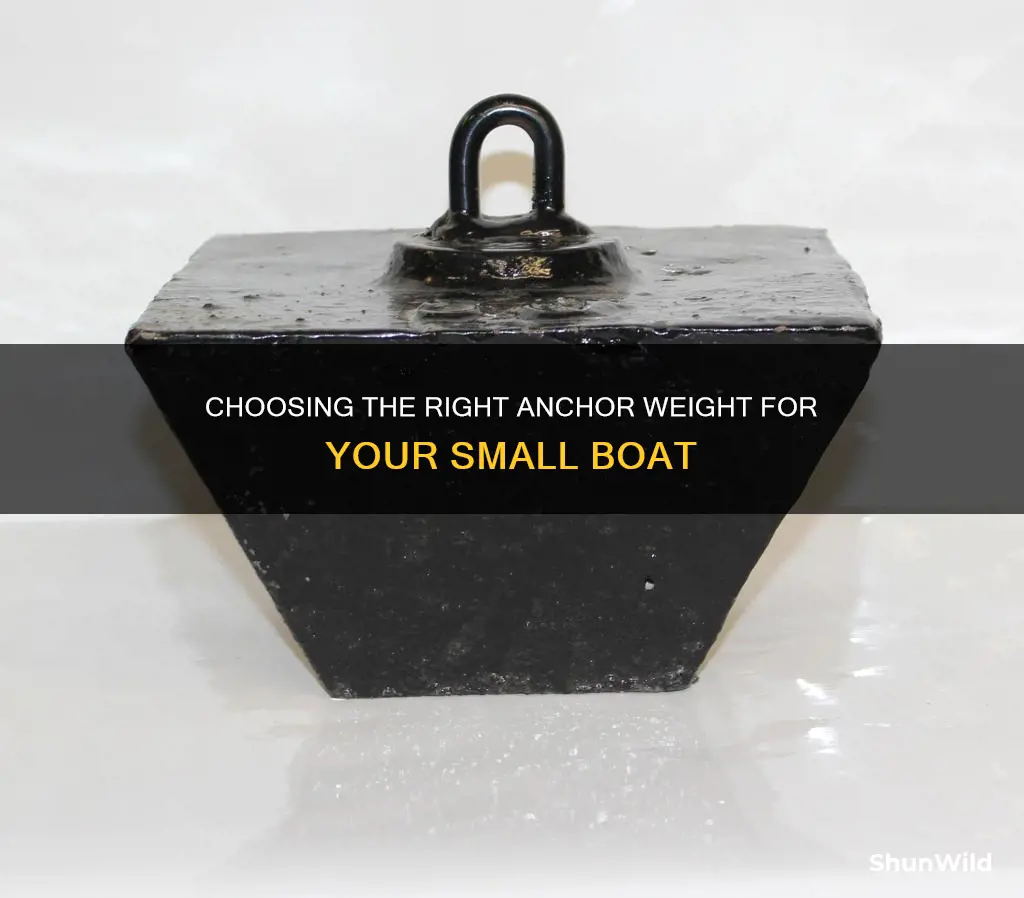 what is the best anchor weight for a small boat