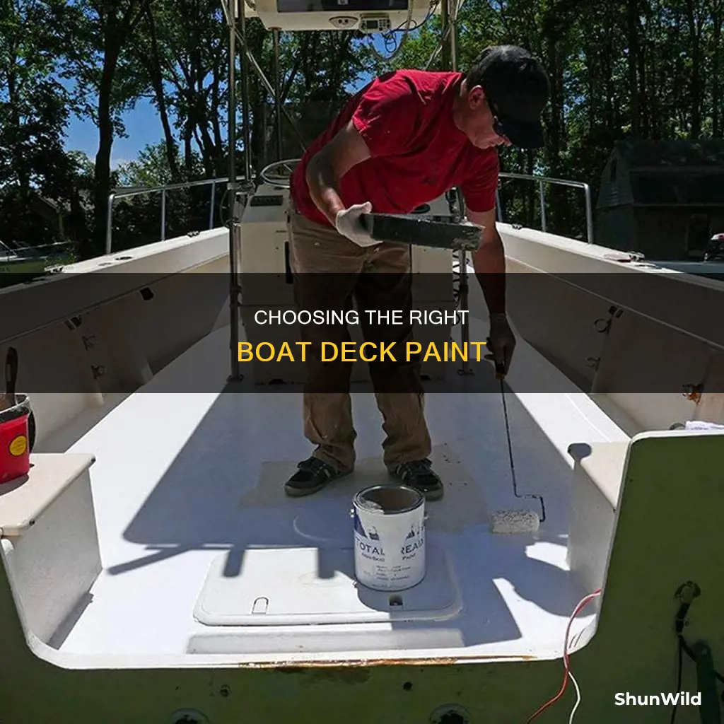 what is the best boat deck paint