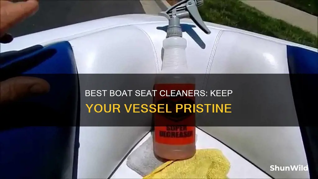 what is the best boat seat cleaner