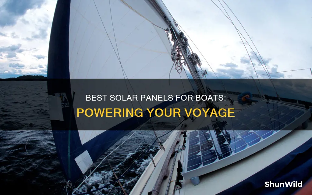 what is the best boat solar panel