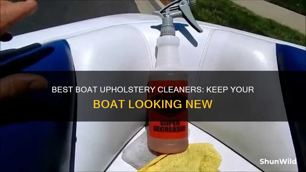 what is the best boat upholstery cleaner