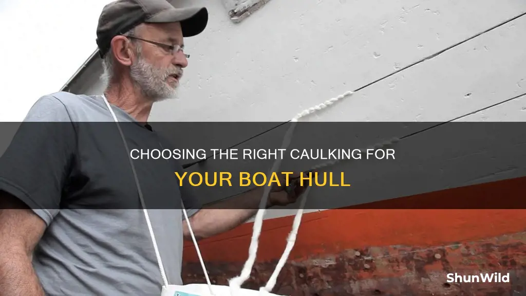 what is the best caulking for boat hull