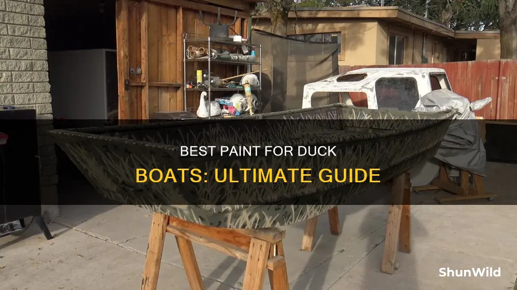 what is the best duck boat paint