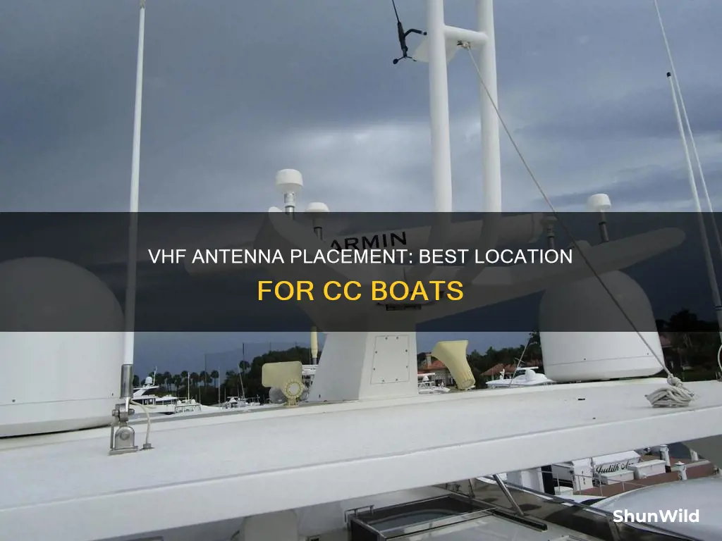 what is the best location for vhf on cc boat