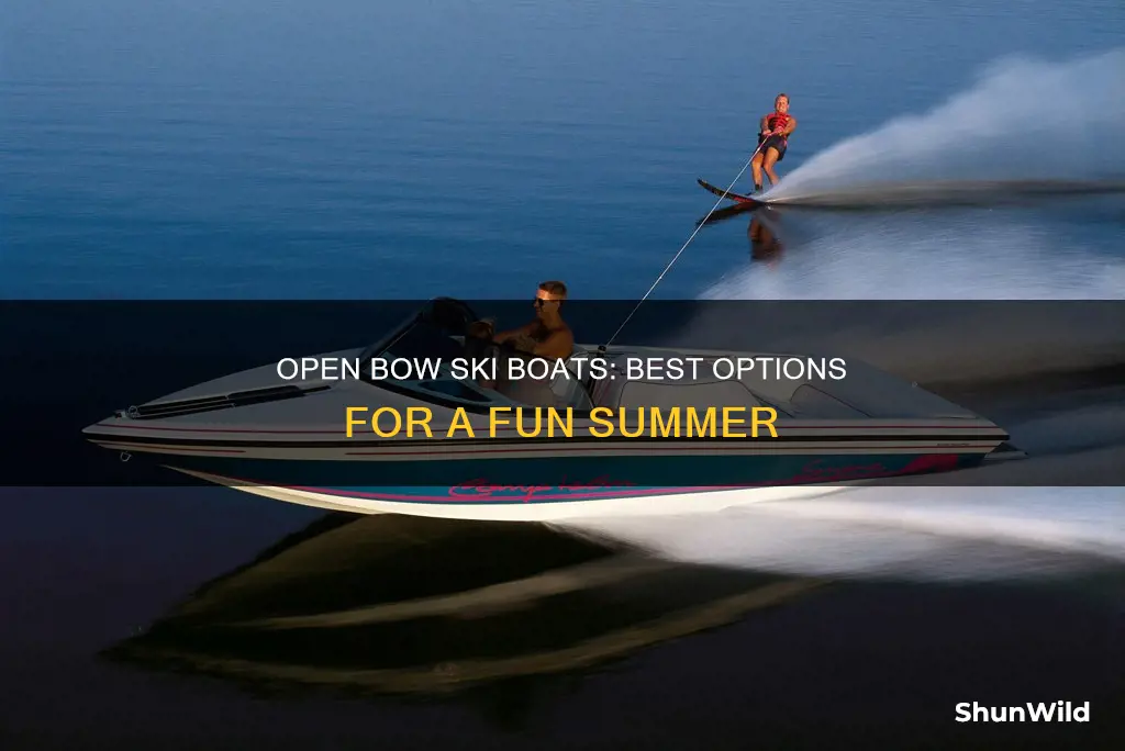 what is the best open bow ski boat