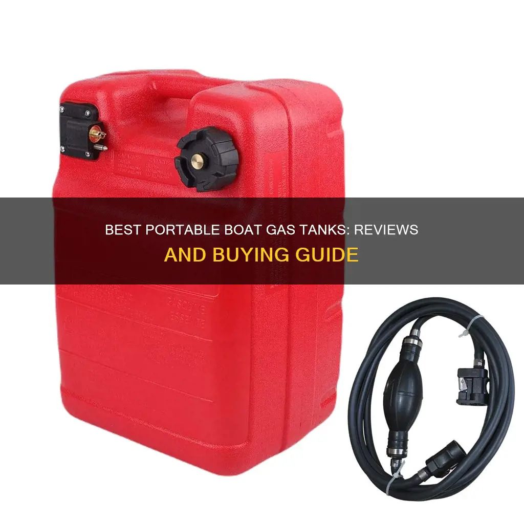 what is the best portable boat gas tank with gauge