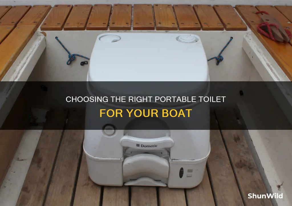 what is the best portable toilet for a boat