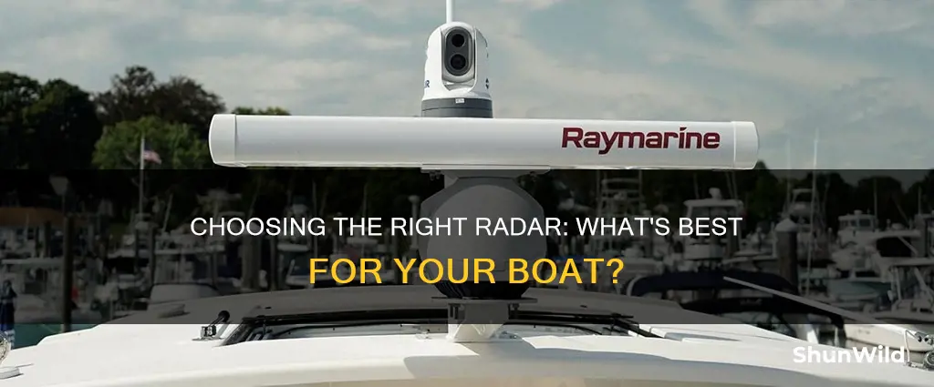 what is the best style of radar for my boat