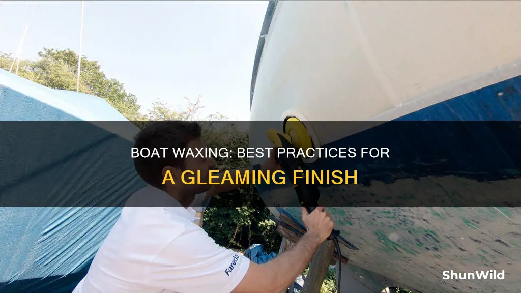 what is the best way to wax a boat