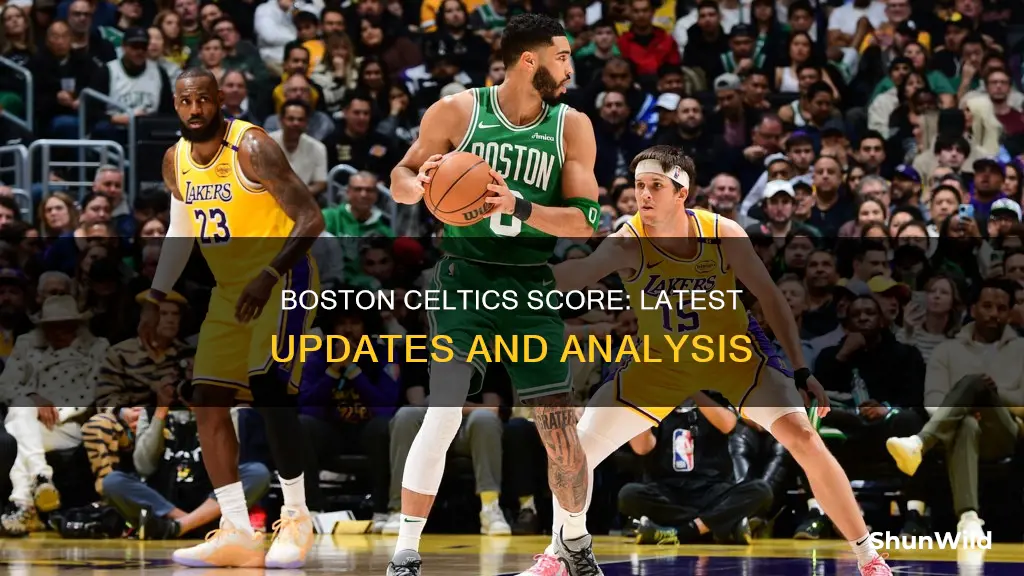 what is the boston celtics basketball score