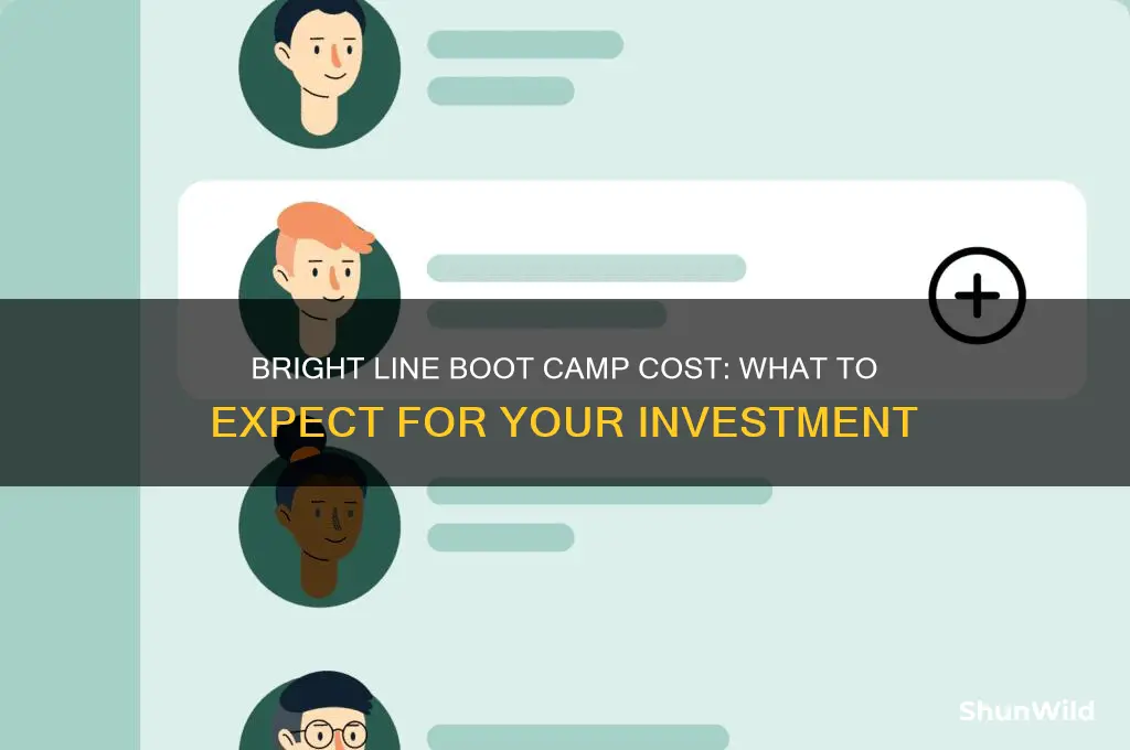 what is the cost of bright line boot camp