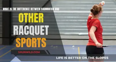 Badminton: Unique Among Racquet Sports