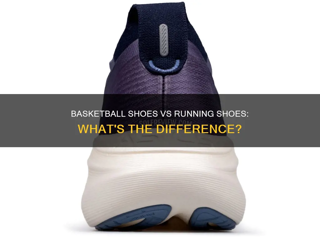 what is the difference between basketball shoes and running