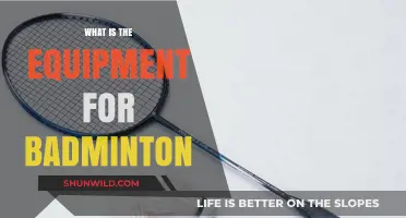Badminton Equipment: Rackets, Nets, and Shuttlecocks