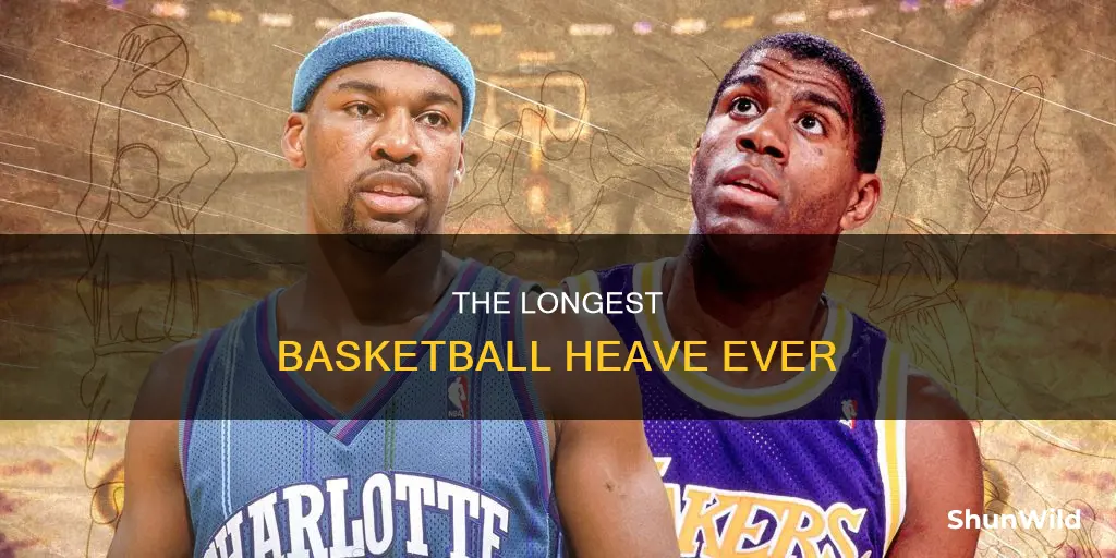what is the farthest basketball shot ever made