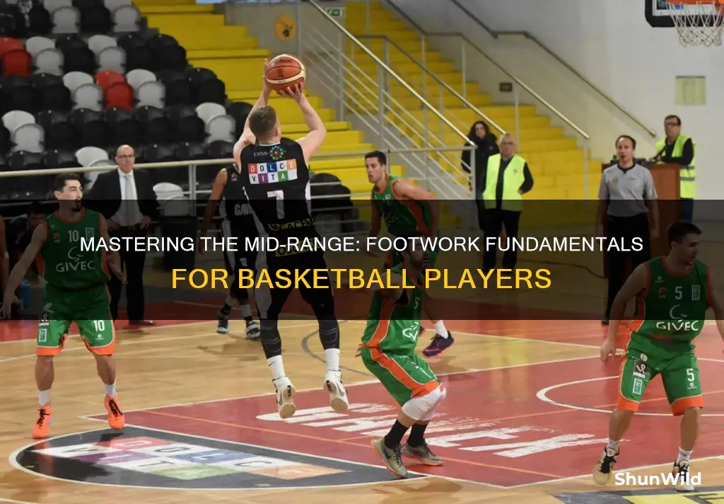 what is the feet of mid-range shot in basketball