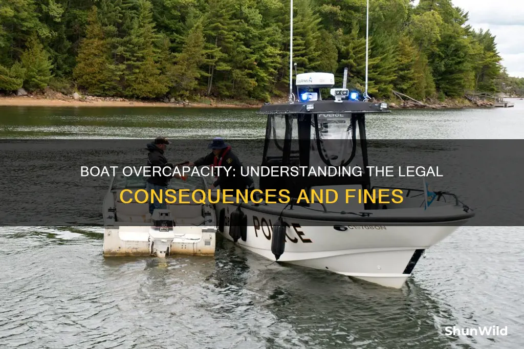 what is the fine for going over boat capacity