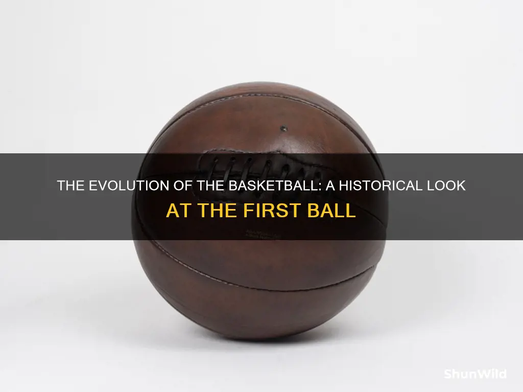 what is the first ball used in basketball