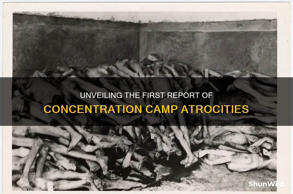 what is the first report of the concentration camp