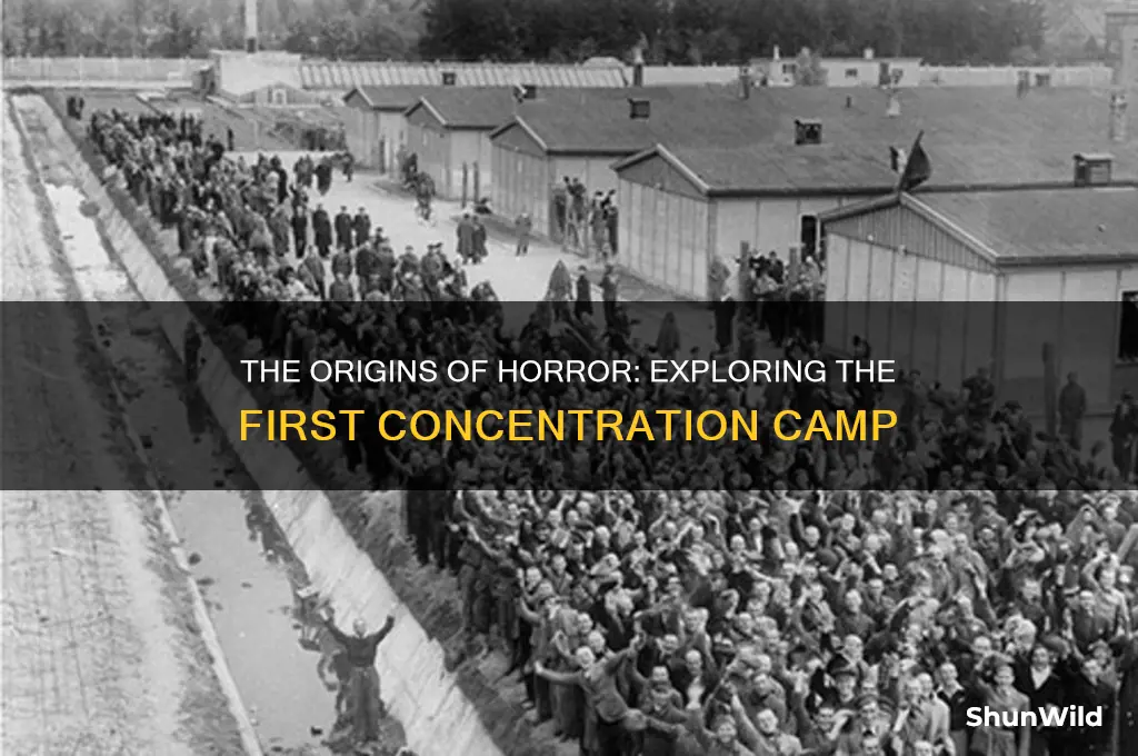 what is the frist concentration camp