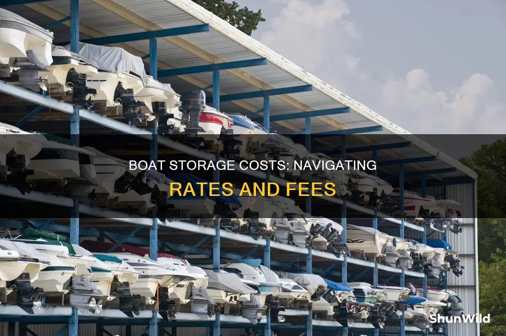 what is the going rate for boat storage