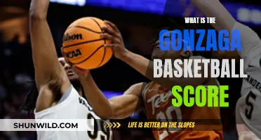 Gonzaga's Basketball Score: A Dominant Performance or a Close Contest?