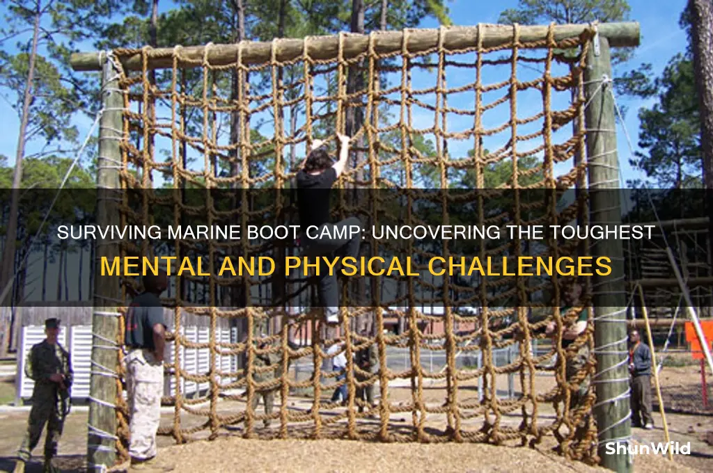what is the hardest part about marine boot camp