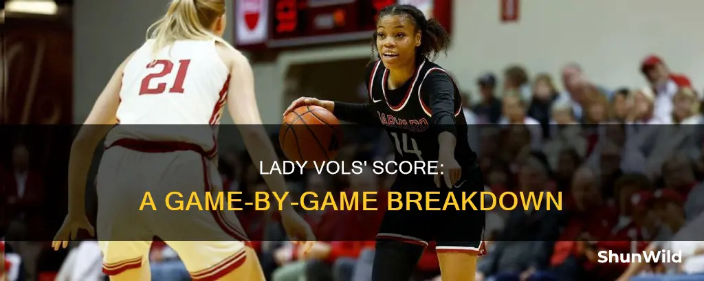 what is the lady vols basketball score