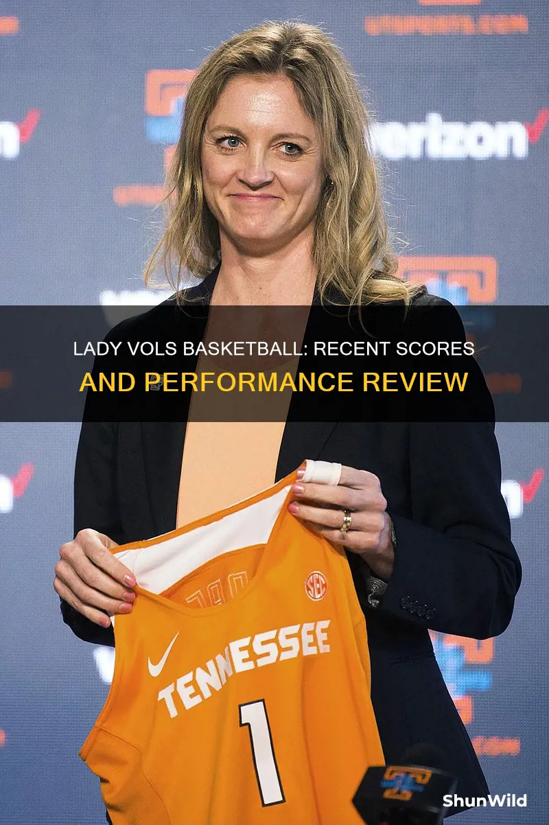 what is the lady vols basketball score