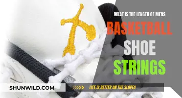 Basketball Shoe Strings: Length for Men's Shoes