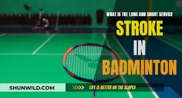Service Strokes: Badminton's Long and Short Techniques