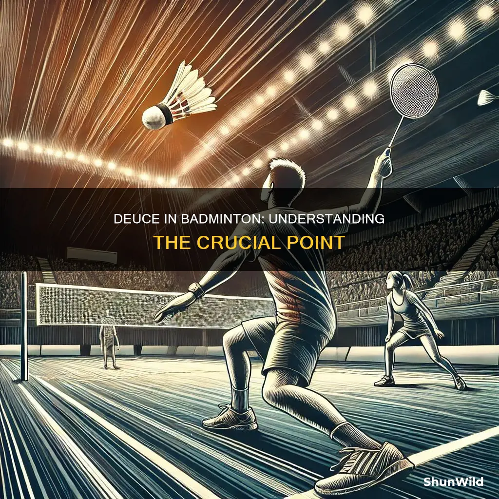 what is the meaning of deuce in badminton