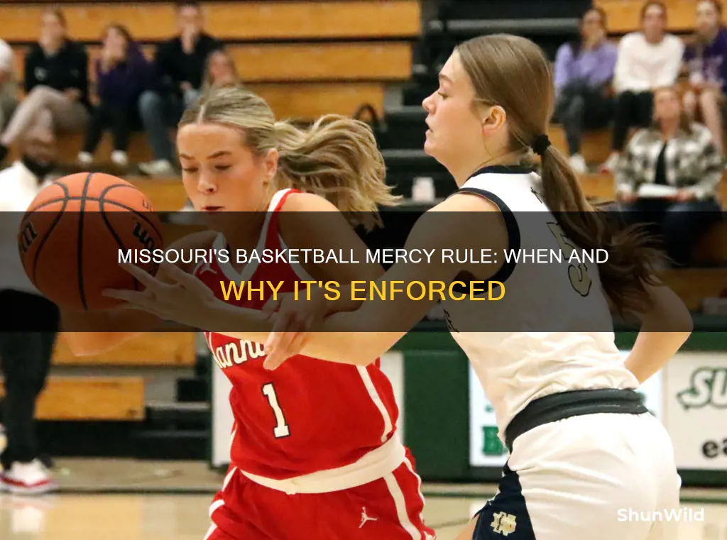what is the mercy rule in missouri high school basketball