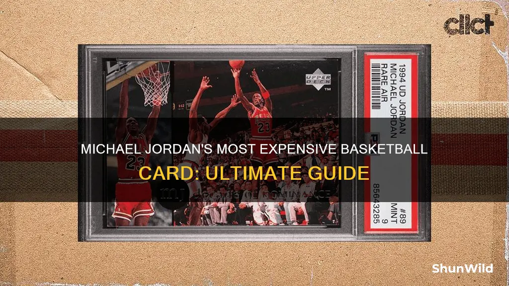 what is the most expensive michael jordan basketball card