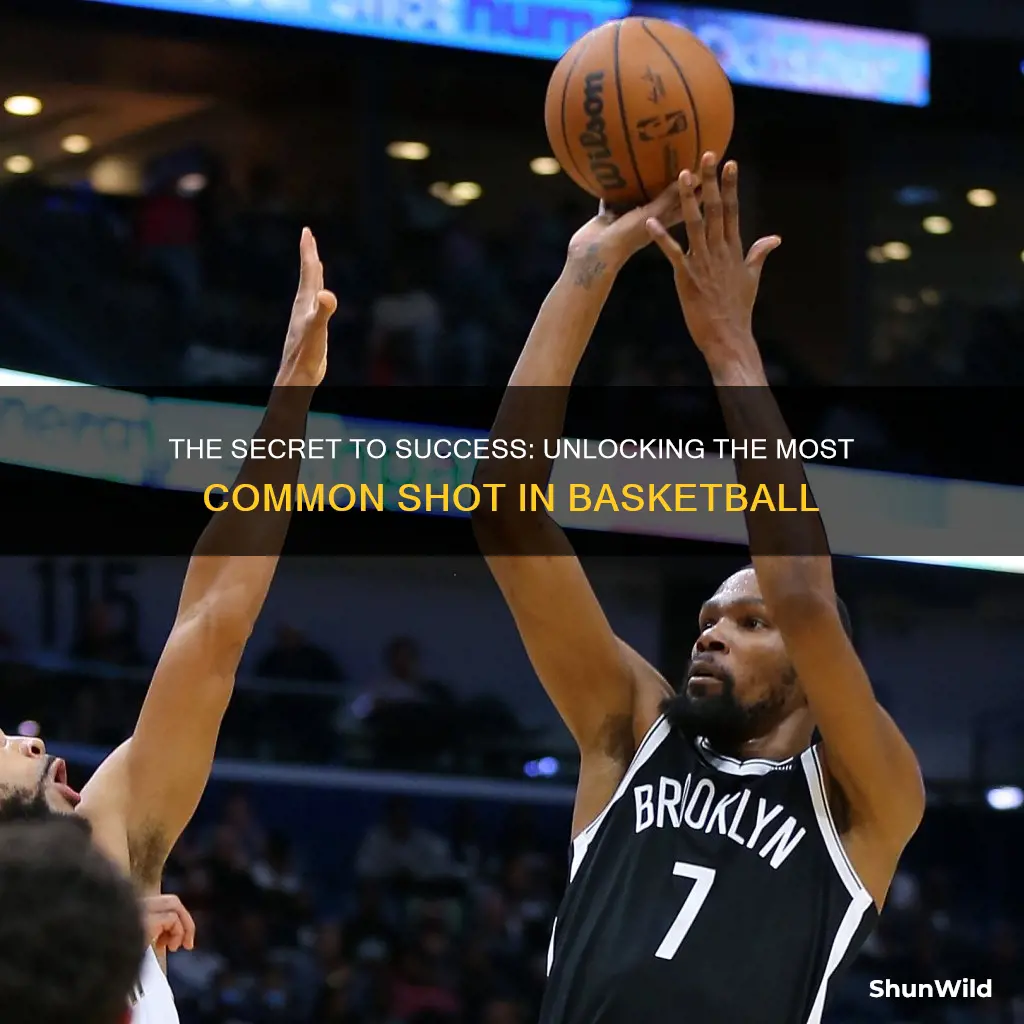 what is the most frequently used shot in basketball