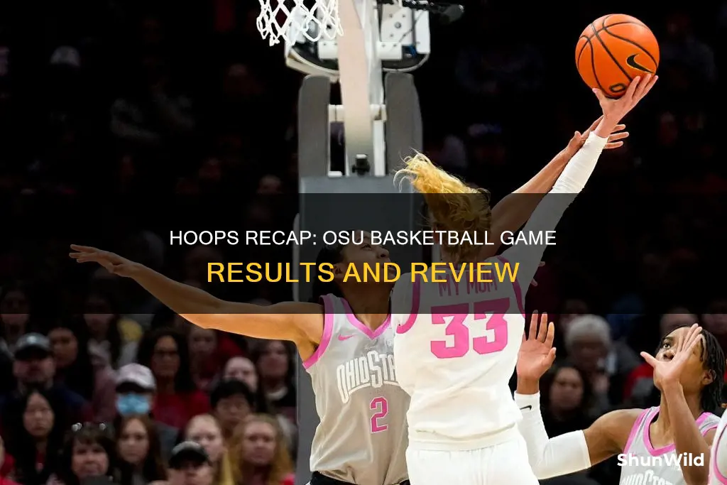 what is the osu basketball score