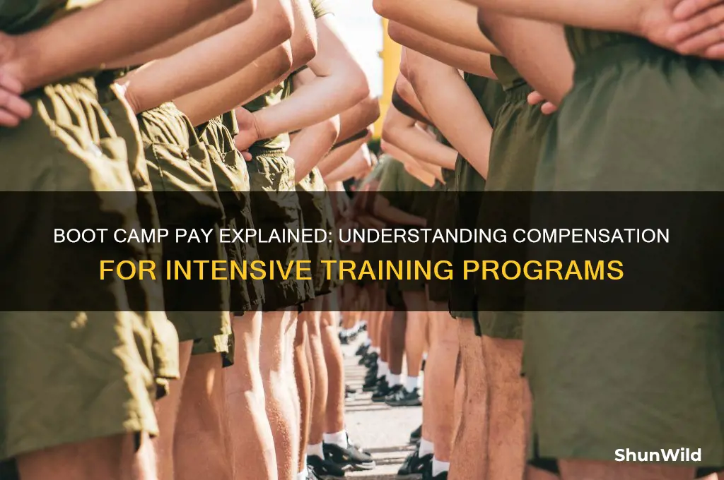 what is the pay for boot camp