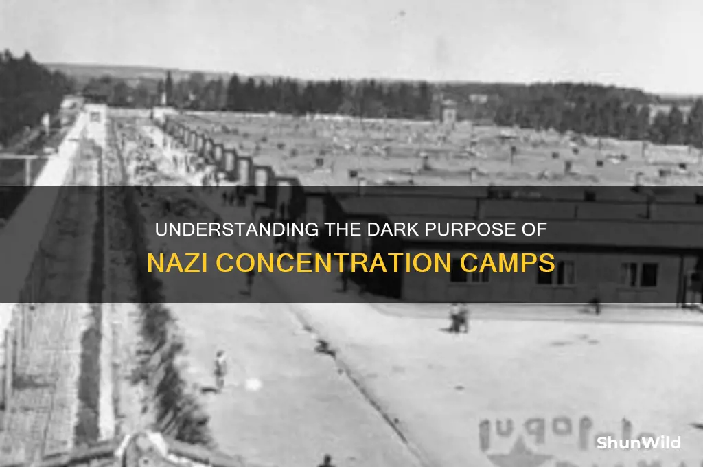 what is the purpose of nazi concentration camps
