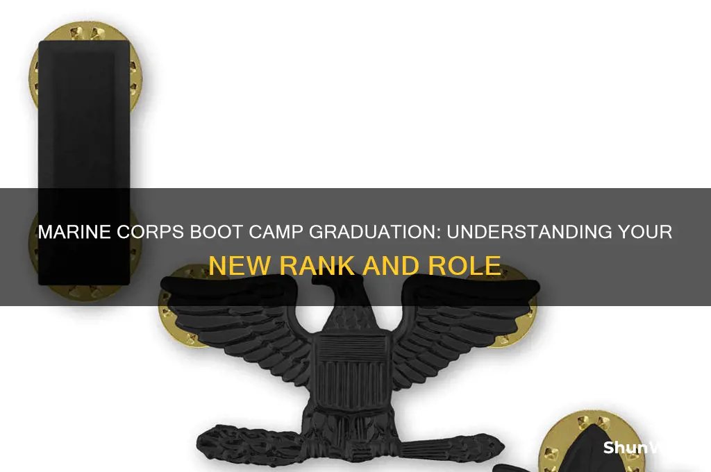 what is the rank after graduating marine corps boot camp
