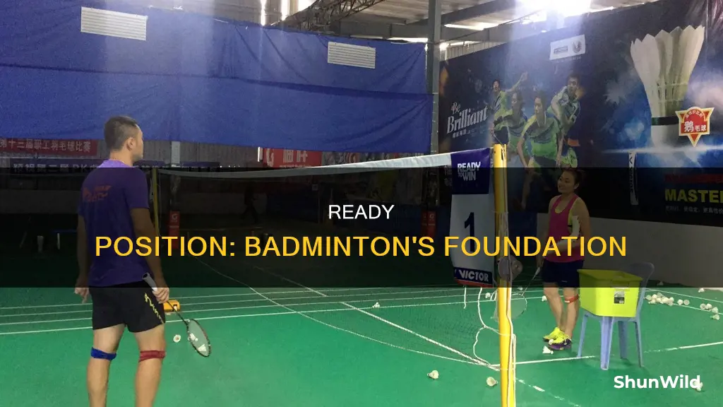 what is the ready position in badminton